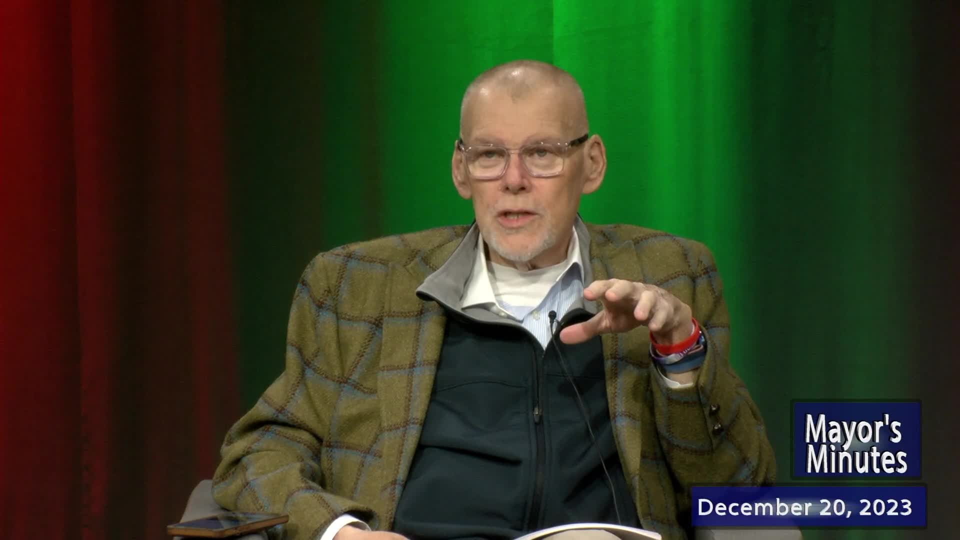 Thumbnail image for Mayor's Minutes 12-20-2023