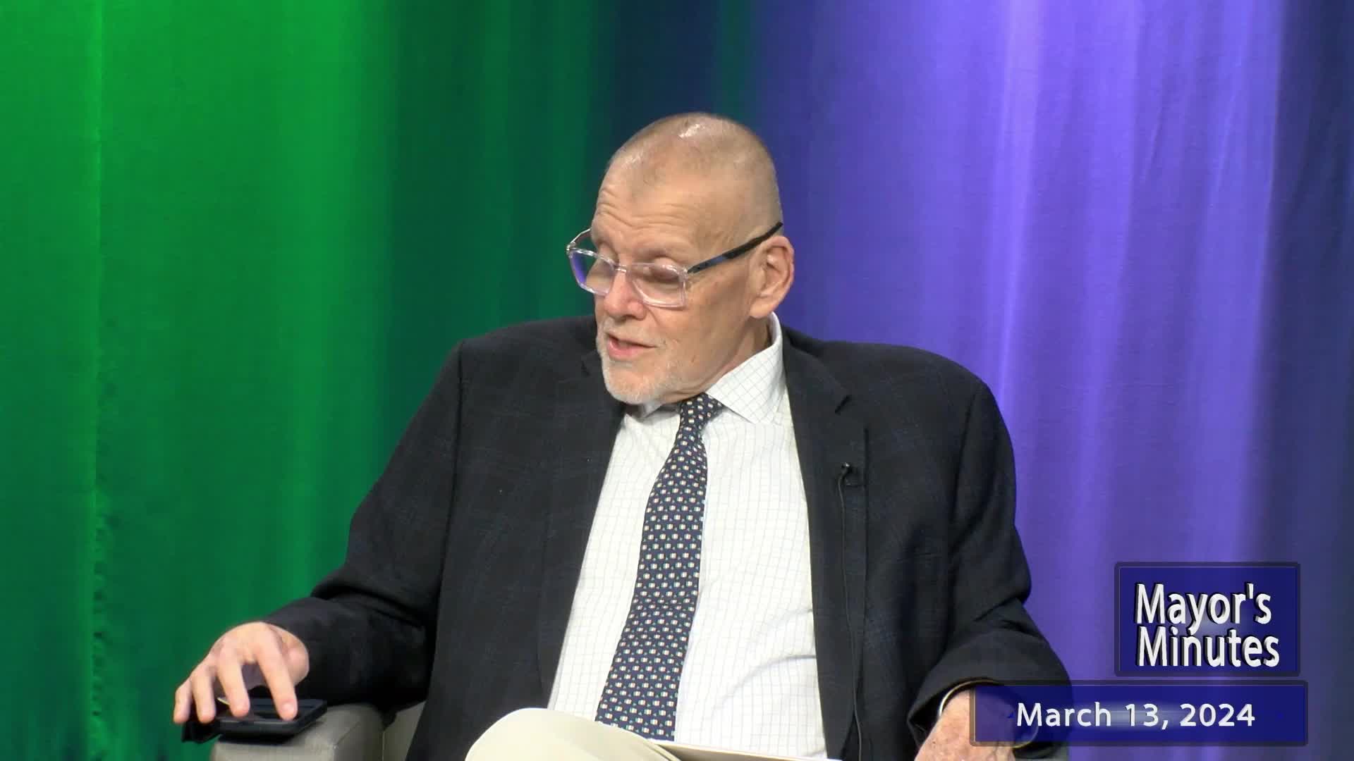 Thumbnail image for Mayor's Minutes - 3-13-2024