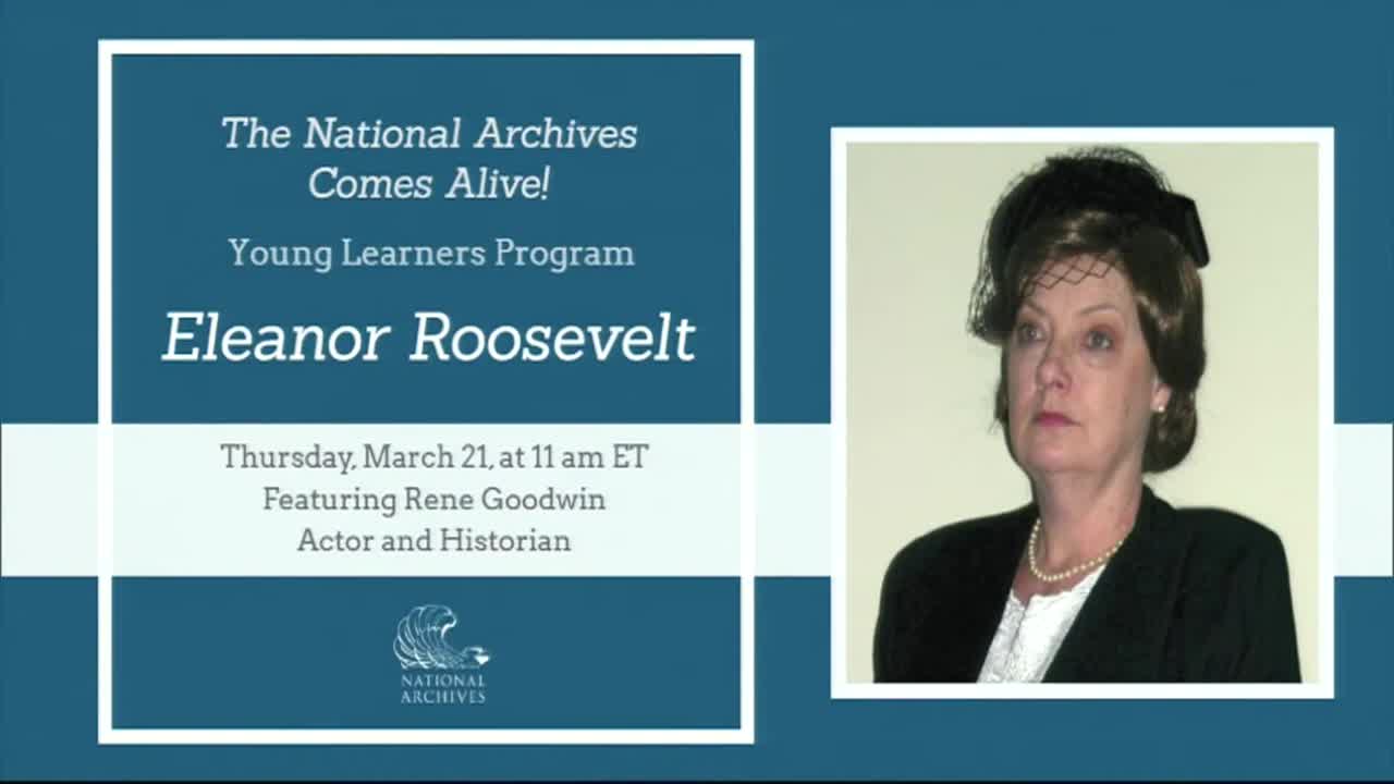 Thumbnail image for National Archives - Young Learner's Program: Meet Eleanor Roosevelt