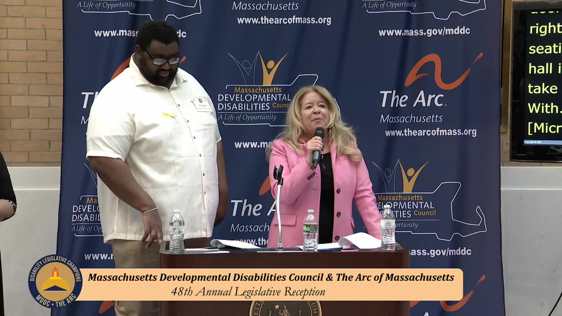 Thumbnail image for MA Developmental Disabilities Council & The Arc of MA 48th Annual Legislative Reception