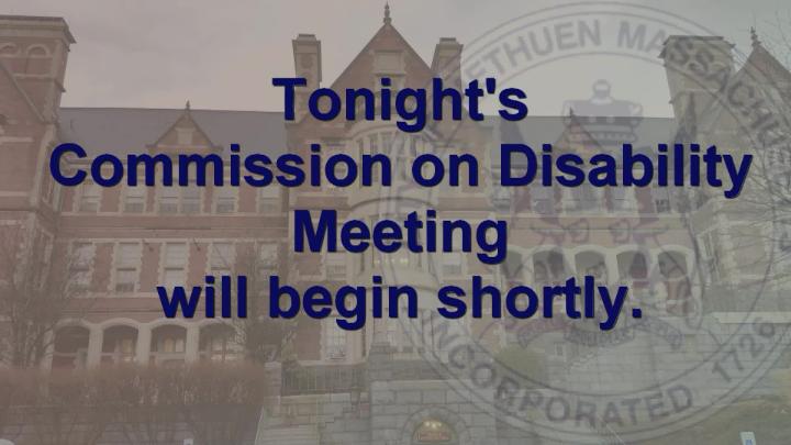 Thumbnail image for Methuen Commission on Disability - June 4, 2026
