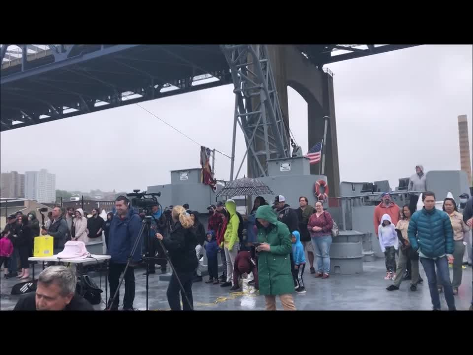 Thumbnail image for Battleship Cove - 2021 Memorial Day Ceremony - USS Massachusetts