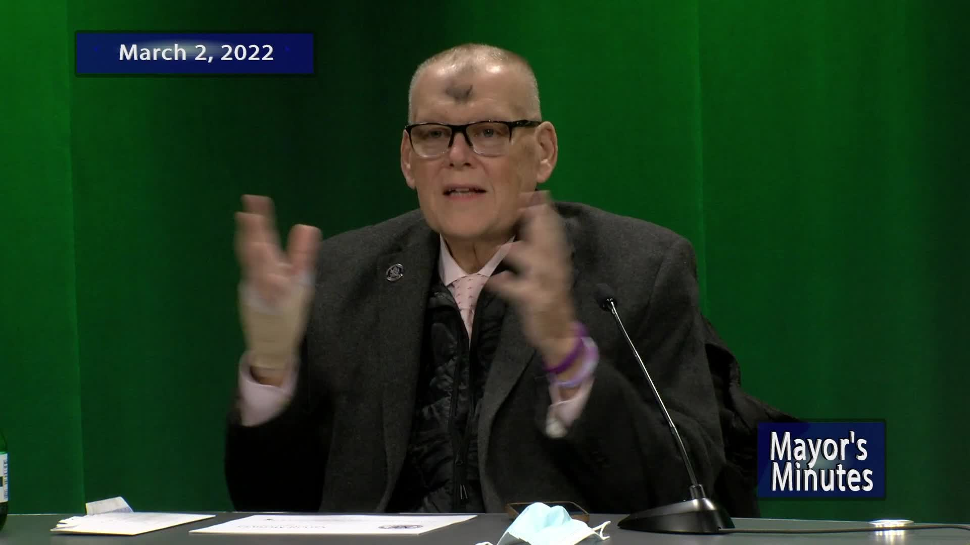 Thumbnail image for Mayor's Minutes 3-2-2022