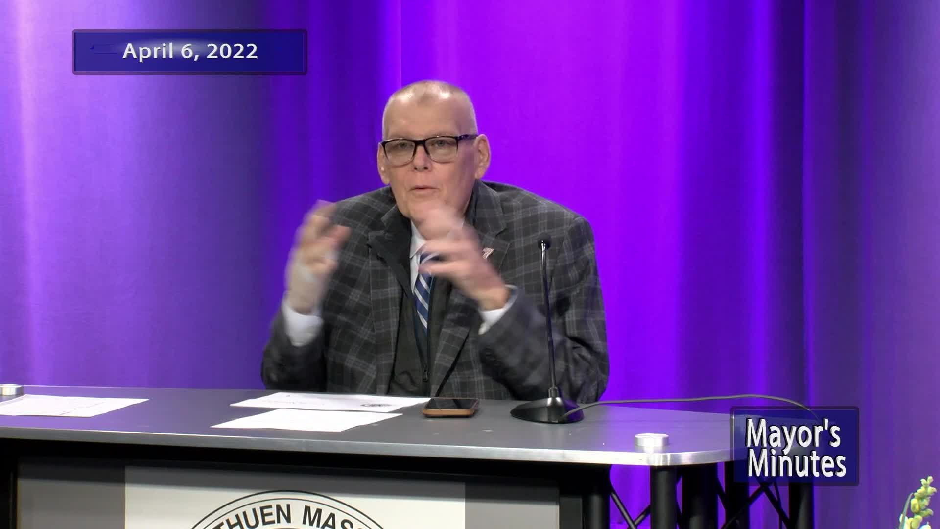 Thumbnail image for Mayor's Minutes 4-6-2022