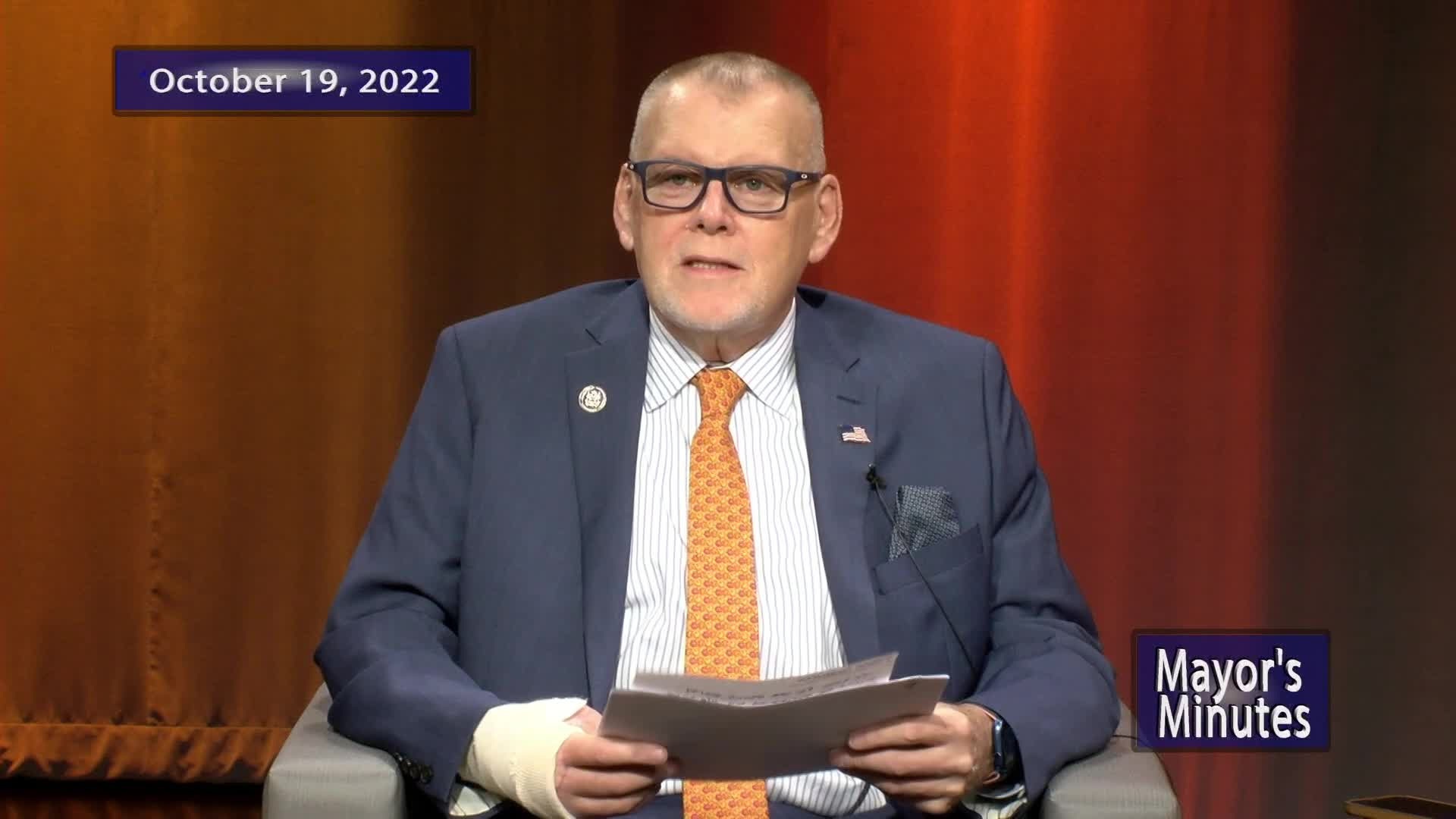 Thumbnail image for Mayor's Minutes 10-19-2022