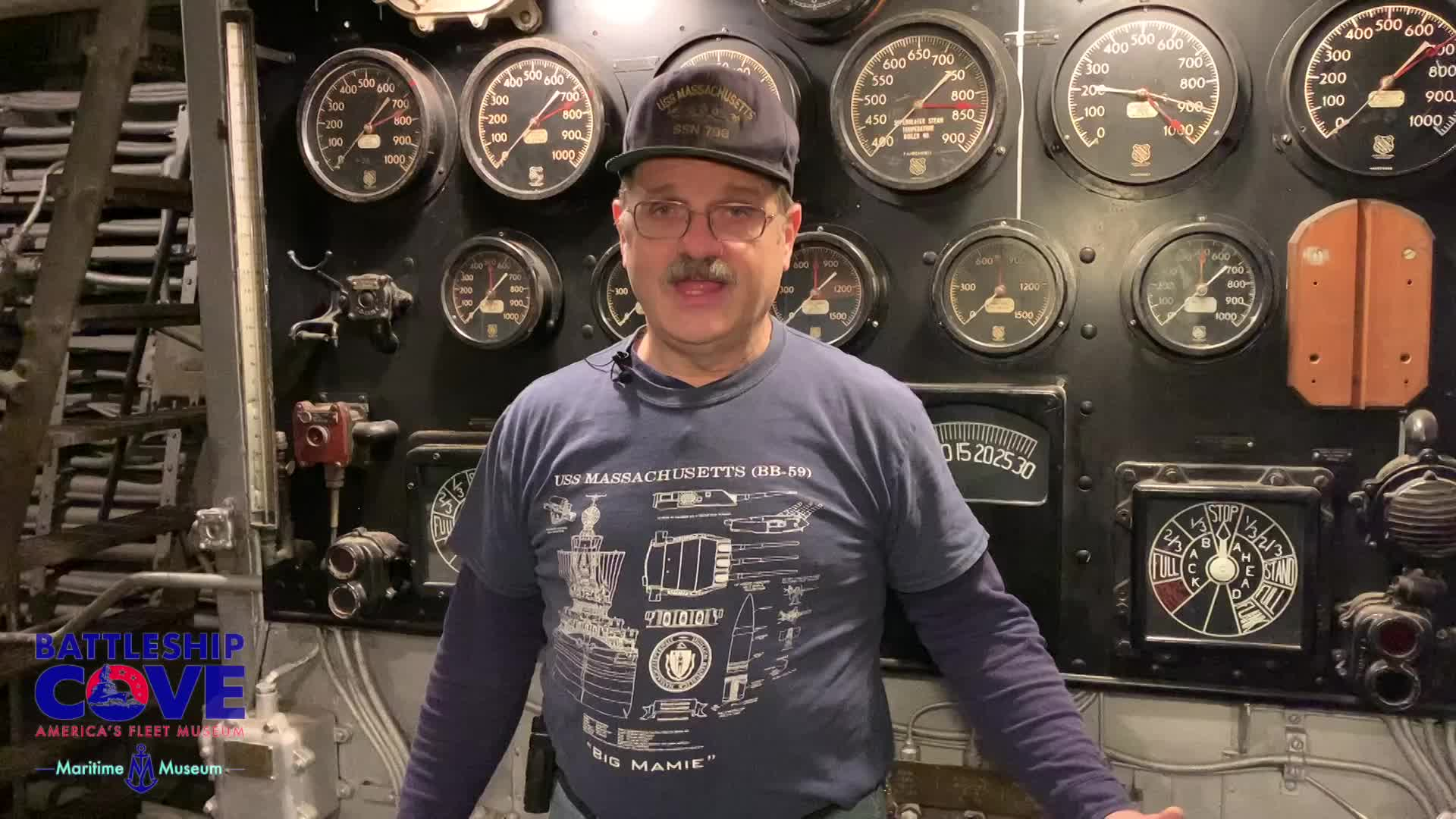 Thumbnail image for Battleship Cove - Inside the History - Periscopes on USS Massachusetts Part 2