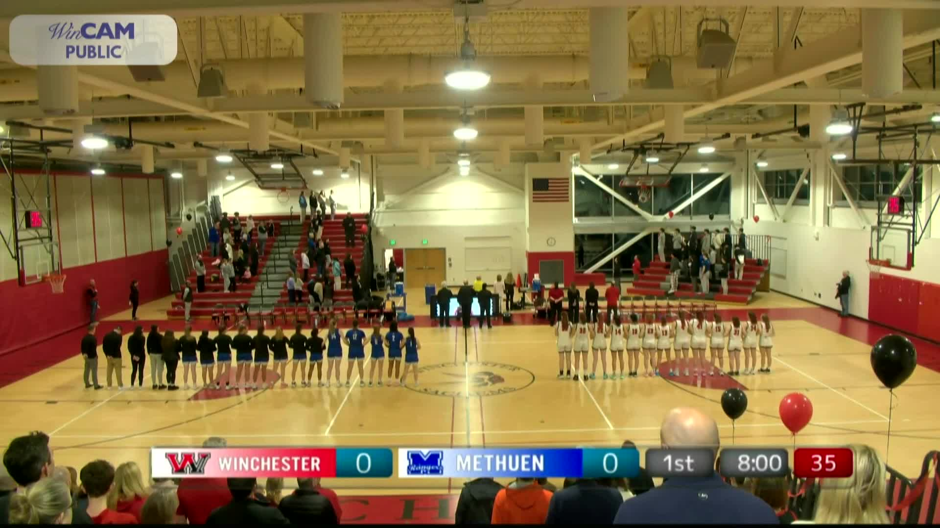 Thumbnail image for Methuen Girls Basketball at Winchester 3-02-2023